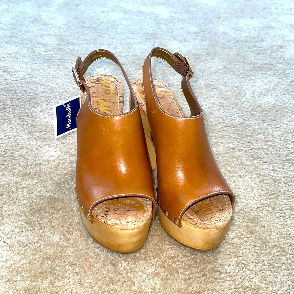 Sam Edelman Leather Slingback Sandals